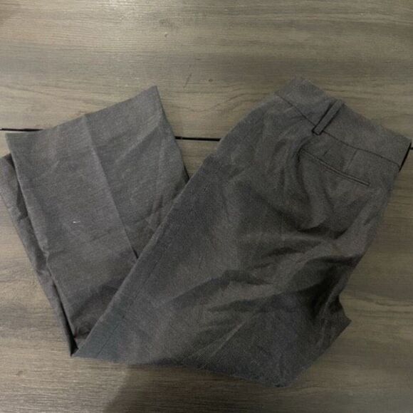 Ann Taylor loft petites size 12P style Julie gray stripes - Picture 1 of 7